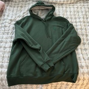 Men's army green champion hoodie size XL